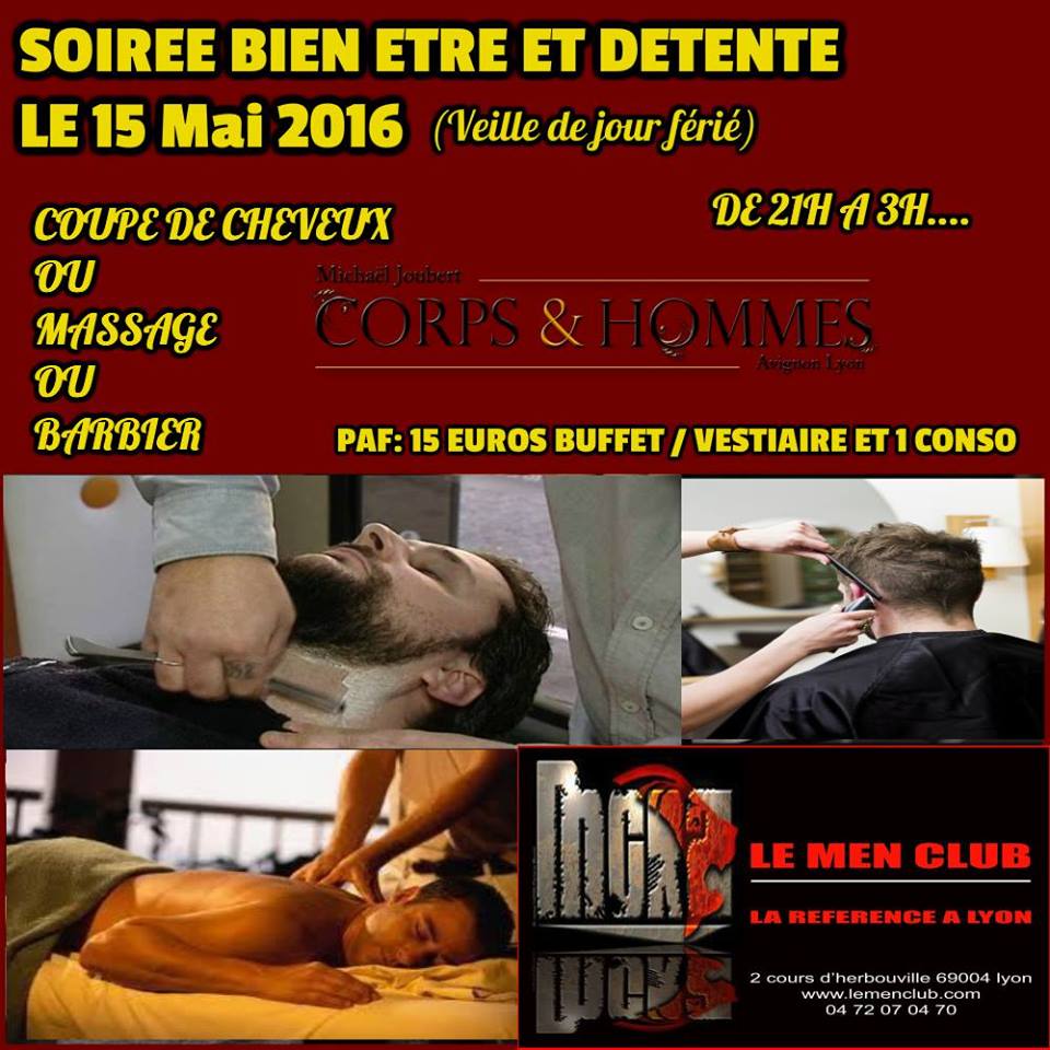 le men club sex club lyon soiree bien etre et detente dimanche 15 mai 2016