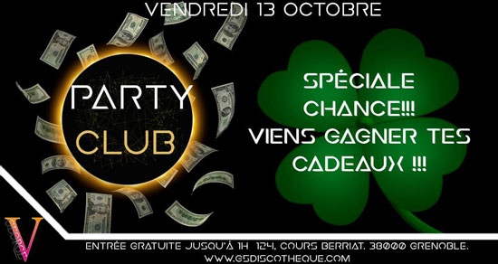 partyclub-george5-pt-lucky1 vendredi 13 octobre george v