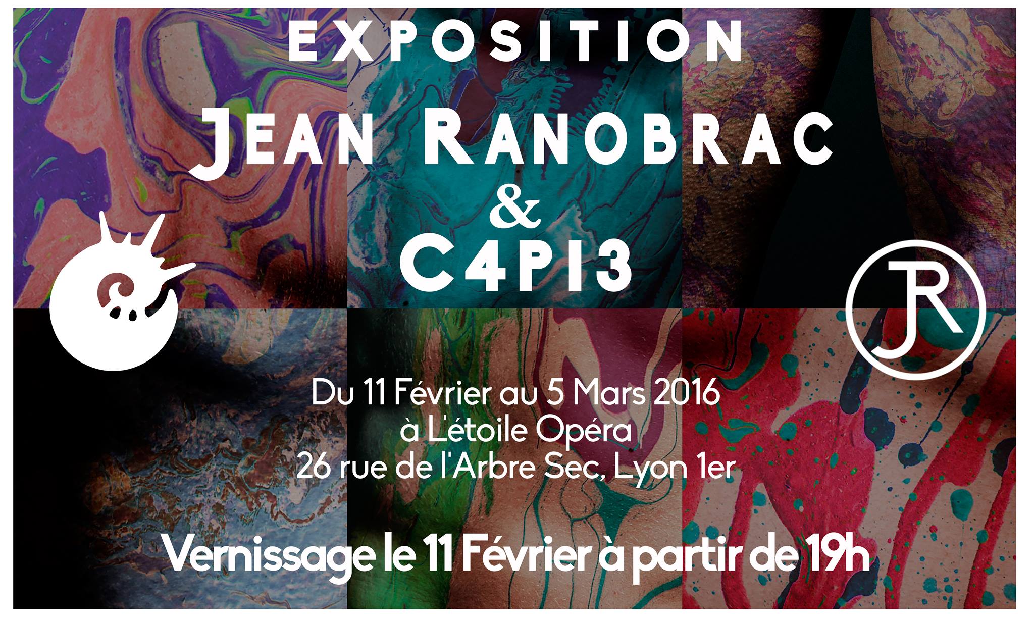 exposition jean ranobrac c4pi3 11 février 5 mars 2016 etoile opéra bar lyon vernissage 11 février