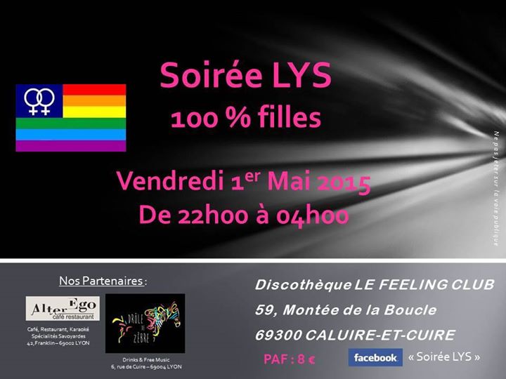 soirée lys vendredi 1er mai 2015 au feeling club