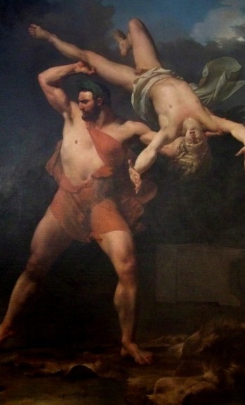 Jean-Baptiste Mauzaisse, Hercule et Lycas, 1820, musee de Grenoble