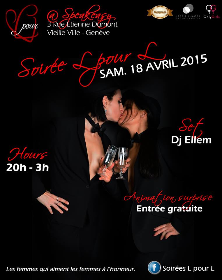 soirée l pour l geneve speakeasy cercle prive soiree lesbienne samedi 18 avril 2015