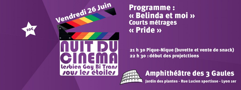 Nuit du cinéma LGBT sous les étoiles Lyon