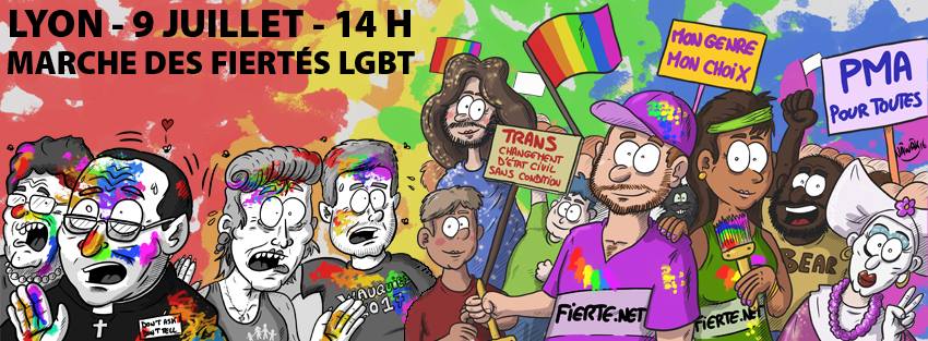 21e Marche des Fiertés LGBT de Lyon samedi 9 juillet 2016 lesbian and gay pride de lyon