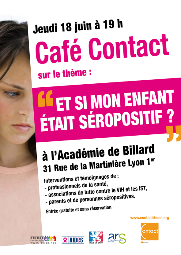 Café Contact Et si mon enfant était séropo Lyon