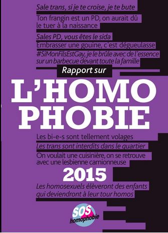 Rapport annuel Exposition Petits papiers SOS homophobie