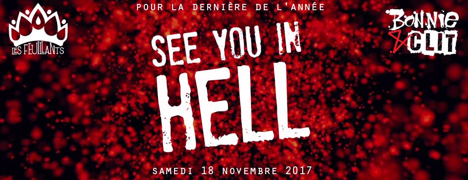 See you in hell samedi 8 novembre 2017 bonnie and clit les feuillants genital panic