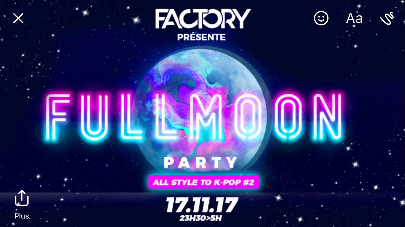 factory club lyon full moon party samedi 17 novembre 2017 all style to k-pop