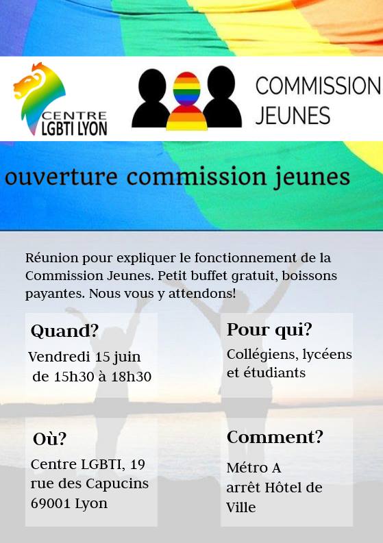 Commission Jeunes Centre LGBTI Lyon