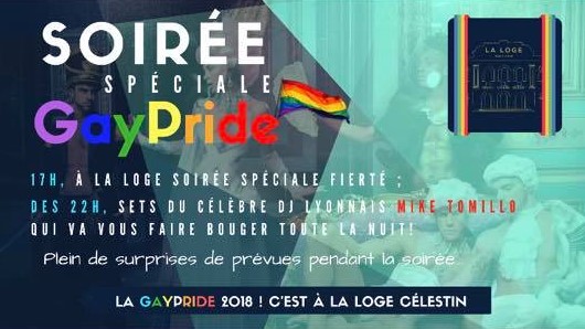 Première Pride La Loge célestins Lyon 2018