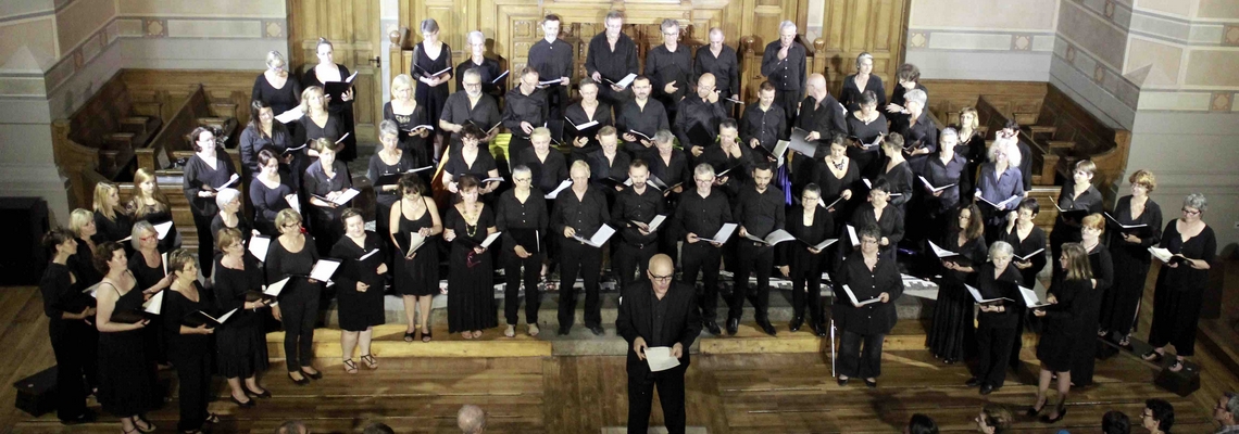 le choeur À Voix et À Vapeur au Grand Temple de Lyon en juin 2015