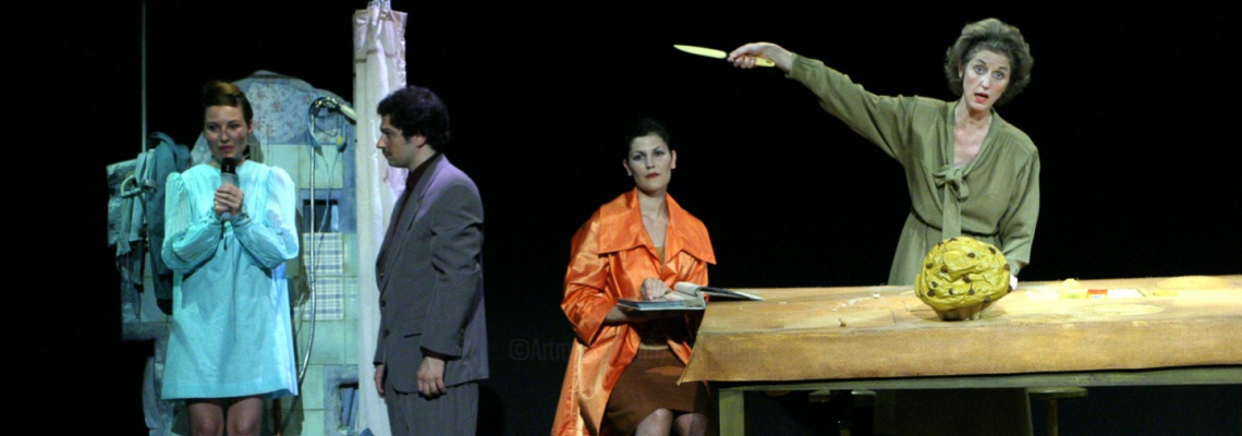 Dans la comédie Moi aussi je suis Catherine Deneuve, Pierre Notte ausculte les problèmes de communication d’une famille en deuil à la MC2 Grenoble.